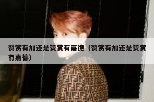 赞赏有加还是赞赏有嘉德（赞赏有加还是赞赏有嘉德） 第1张
