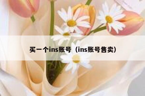 买一个ins账号(ins账号售卖) 第1张 买一个ins账号(ins账号售卖) 第1张