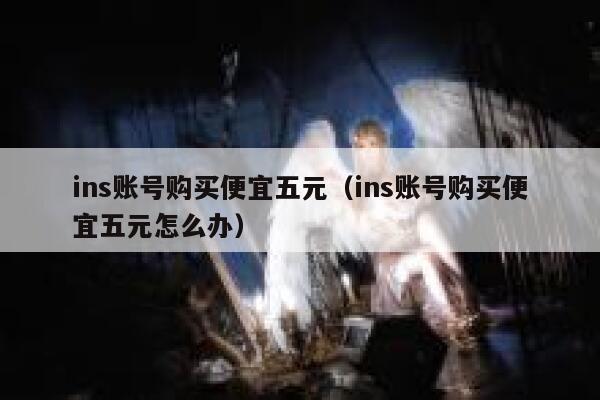 ins账号购买便宜五元（ins账号购买便宜五元怎么办） 第1张