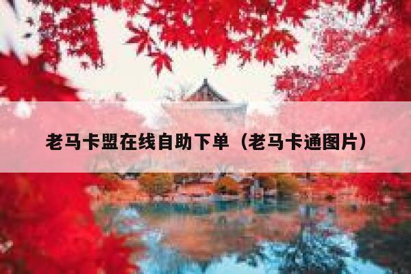 老马卡盟在线自助下单（老马卡通图片） 第1张