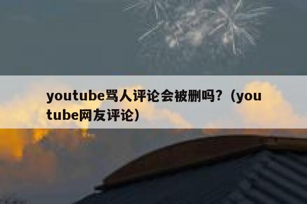 youtube骂人评论会被删吗?（youtube网友评论） 第1张