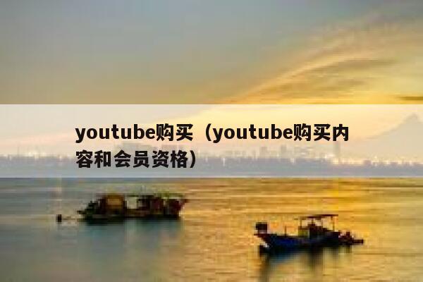 youtube购买(youtube购买内容和会员资格) 第1张 youtube购买(youtube购买内容和会员资格) 第1张
