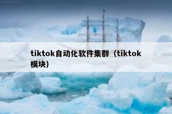 tiktok自动化软件集群(tiktok模块) 第1张 tiktok自动化软件集群(tiktok模块) 第1张