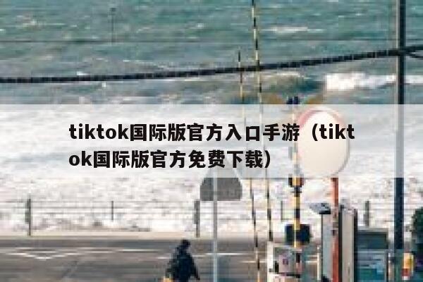 tiktok国际版官方入口手游（tiktok国际版官方免费下载） 第1张