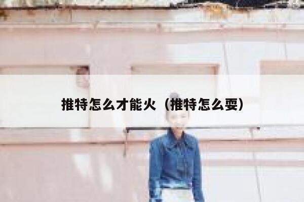推特怎么才能火（推特怎么耍） 第1张