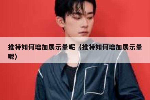 推特如何增加展示量呢（推特如何增加展示量呢） 第1张