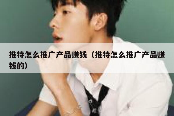 推特怎么推广产品赚钱（推特怎么推广产品赚钱的） 第1张