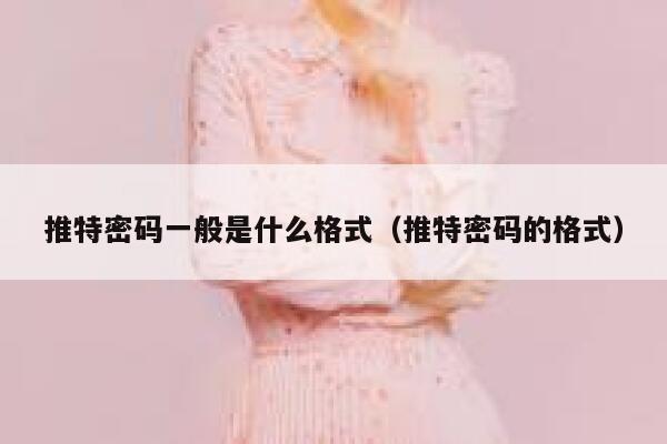 推特密码一般是什么格式（推特密码的格式） 第1张