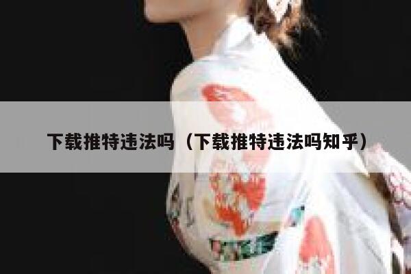 下载推特违法吗（下载推特违法吗知乎） 第1张