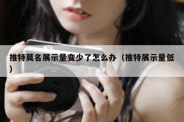 推特莫名展示量变少了怎么办（推特展示量低） 第1张