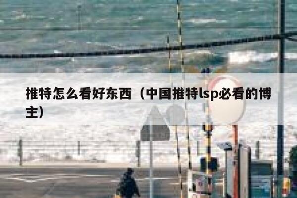 推特怎么看好东西(中国推特lsp必看的博主) 第1张 推特怎么看好东西(中国推特lsp必看的博主) 第1张