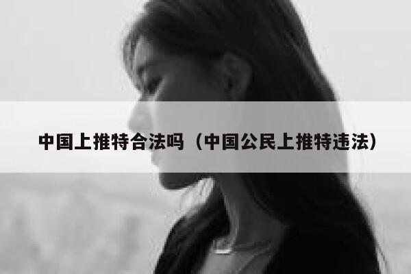 中国上推特合法吗(中国公民上推特违法) 第1张 中国上推特合法吗(中国公民上推特违法) 第1张