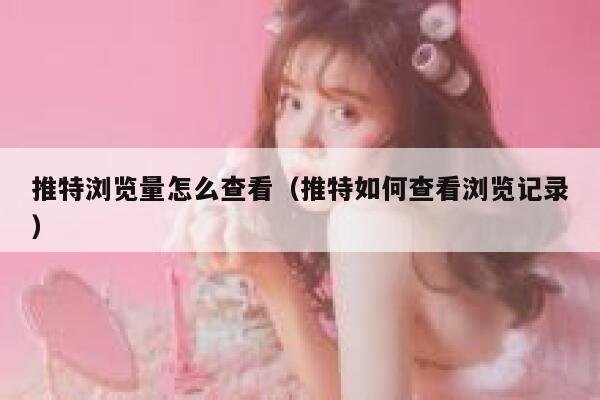 推特浏览量怎么查看(推特如何查看浏览记录) 第1张 推特浏览量怎么查看(推特如何查看浏览记录) 第1张