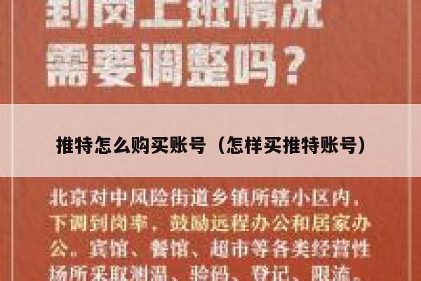推特怎么购买账号(怎样买推特账号) 第1张 推特怎么购买账号(怎样买推特账号) 第1张