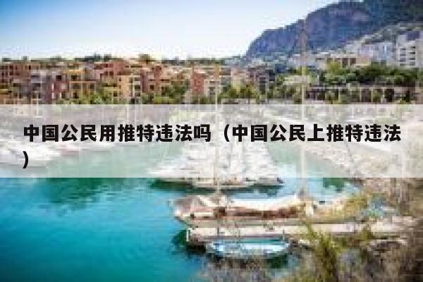 中国公民用推特违法吗(中国公民上推特违法) 第1张 中国公民用推特违法吗(中国公民上推特违法) 第1张