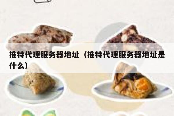 推特代理服务器地址（推特代理服务器地址是什么） 第1张