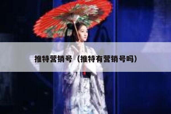 推特营销号(推特有营销号吗) 第1张 推特营销号(推特有营销号吗) 第1张