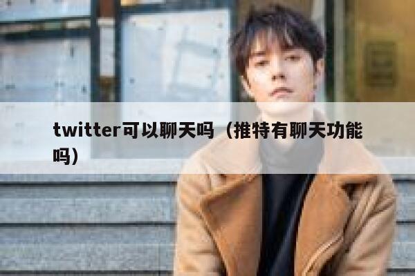 twitter可以聊天吗（推特有聊天功能吗） 第1张
