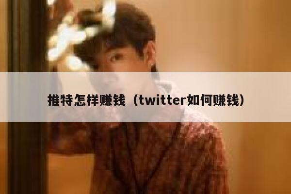 推特怎样赚钱（twitter如何赚钱） 第1张