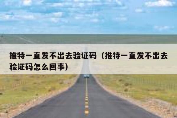 推特一直发不出去验证码（推特一直发不出去验证码怎么回事） 第1张