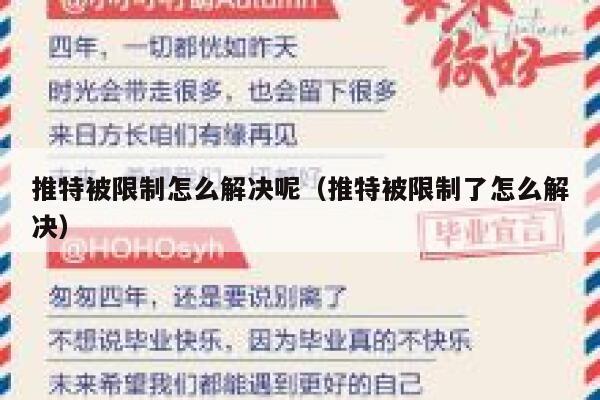 推特被限制怎么解决呢（推特被限制了怎么解决） 第1张
