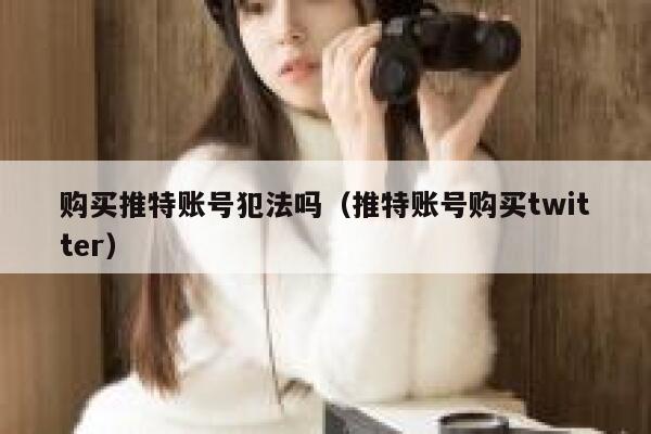 购买推特账号犯法吗（推特账号购买twitter） 第1张