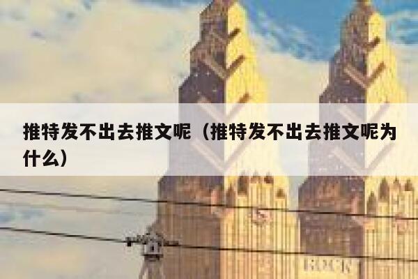 推特发不出去推文呢（推特发不出去推文呢为什么） 第1张