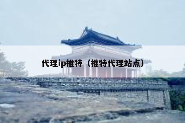 代理ip推特（推特代理站点） 第1张