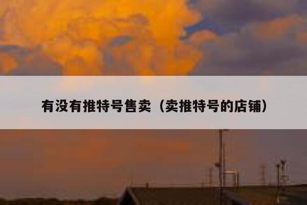 有没有推特号售卖（卖推特号的店铺） 第1张