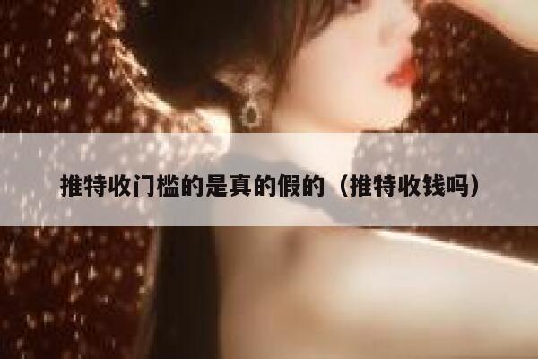 推特收门槛的是真的假的（推特收钱吗） 第1张