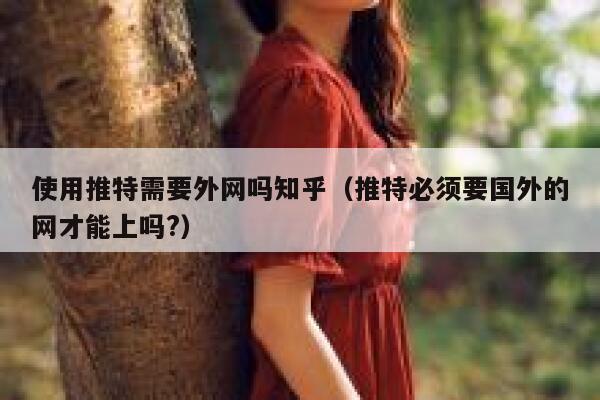 使用推特需要外网吗知乎（推特必须要国外的网才能上吗?） 第1张
