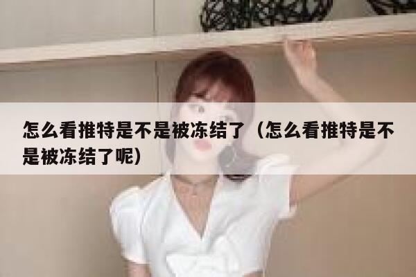 怎么看推特是不是被冻结了（怎么看推特是不是被冻结了呢） 第1张
