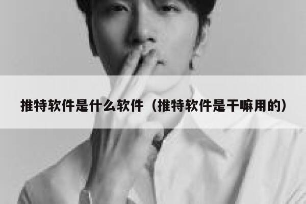 推特软件是什么软件（推特软件是干嘛用的） 第1张