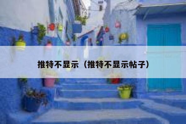 推特不显示（推特不显示帖子） 第1张
