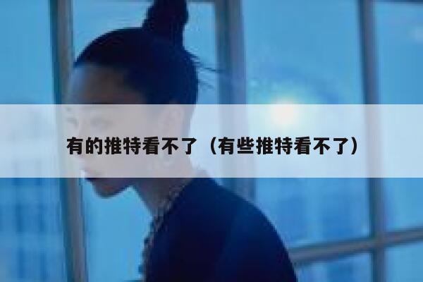 有的推特看不了(有些推特看不了) 第1张 有的推特看不了(有些推特看不了) 第1张