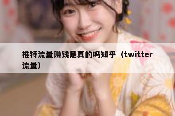 推特流量赚钱是真的吗知乎（twitter流量） 第1张