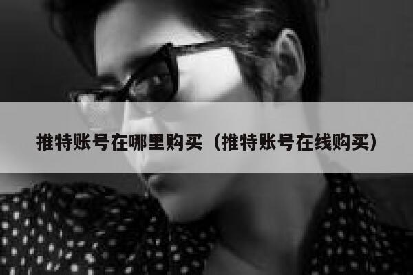 推特账号在哪里购买（推特账号在线购买） 第1张
