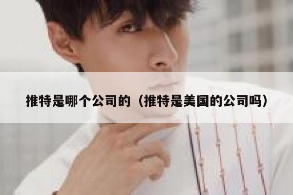 推特是哪个公司的(推特是美国的公司吗) 第1张 推特是哪个公司的(推特是美国的公司吗) 第1张