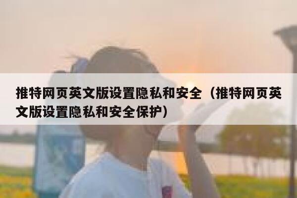 推特网页英文版设置隐私和安全(推特网页英文版设置隐私和安全保护) 第1张 推特网页英文版设置隐私和安全(推特网页英文版设置隐私和安全保护) 第1张