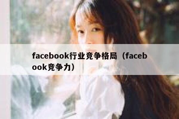 facebook行业竞争格局（facebook竞争力） 第1张