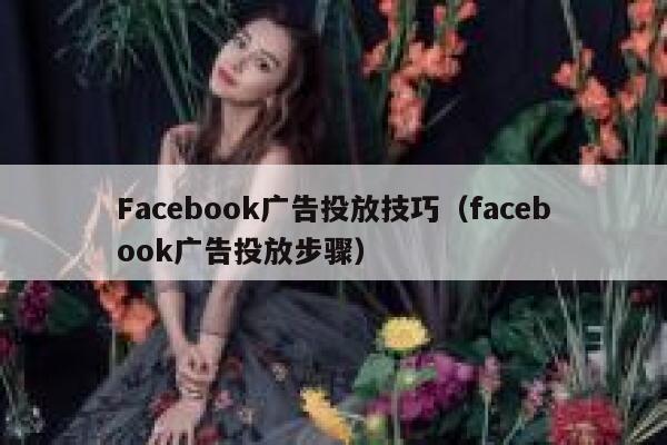 Facebook广告投放技巧(facebook广告投放步骤) 第1张 Facebook广告投放技巧(facebook广告投放步骤) 第1张
