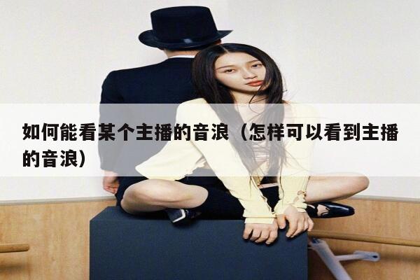 如何能看某个主播的音浪(怎样可以看到主播的音浪) 第1张 如何能看某个主播的音浪(怎样可以看到主播的音浪) 第1张