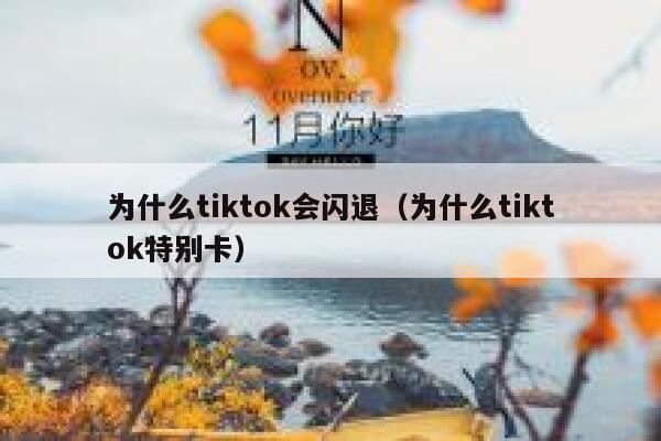 为什么tiktok会闪退(为什么tiktok特别卡) 第1张 为什么tiktok会闪退(为什么tiktok特别卡) 第1张