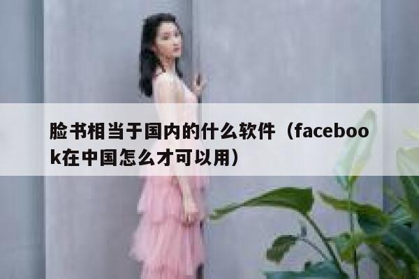 脸书相当于国内的什么软件(facebook在中国怎么才可以用) 第1张 脸书相当于国内的什么软件(facebook在中国怎么才可以用) 第1张
