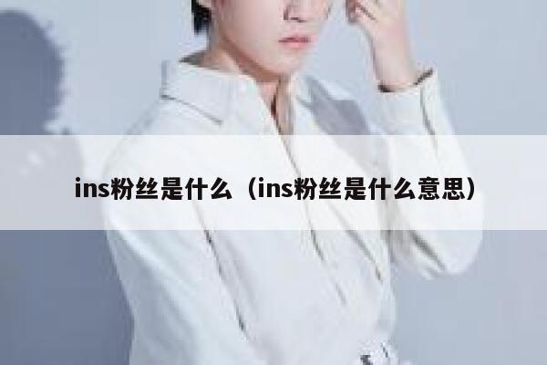 ins粉丝是什么(ins粉丝是什么意思) 第1张 ins粉丝是什么(ins粉丝是什么意思) 第1张