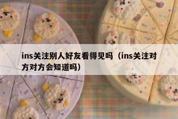 ins关注别人好友看得见吗(ins关注对方对方会知道吗) 第1张 ins关注别人好友看得见吗(ins关注对方对方会知道吗) 第1张