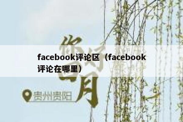 facebook评论区(facebook评论在哪里) 第1张 facebook评论区(facebook评论在哪里) 第1张