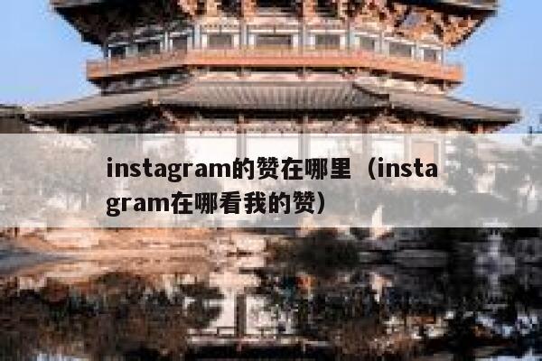 instagram的赞在哪里（instagram在哪看我的赞） 第1张