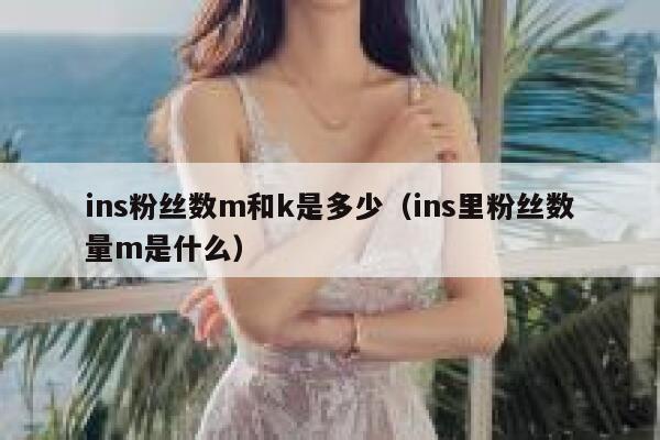 ins粉丝数m和k是多少(ins里粉丝数量m是什么) 第1张 ins粉丝数m和k是多少(ins里粉丝数量m是什么) 第1张