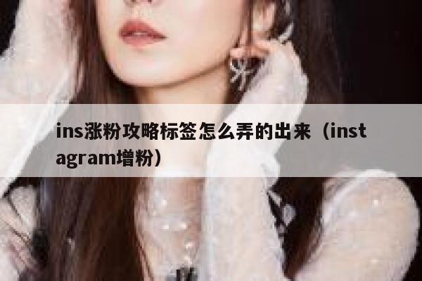 ins涨粉攻略标签怎么弄的出来(instagram增粉) 第1张 ins涨粉攻略标签怎么弄的出来(instagram增粉) 第1张